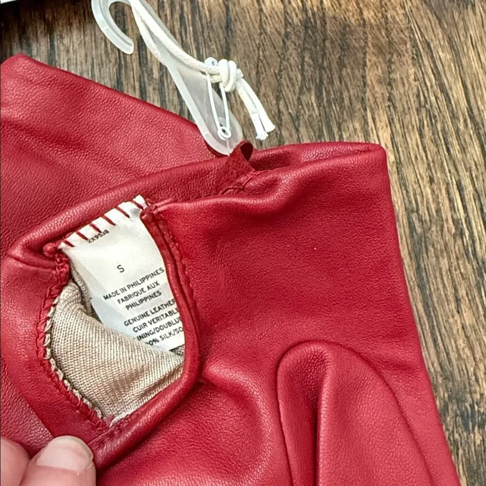 NWT Nordstrom Leather Gloves
